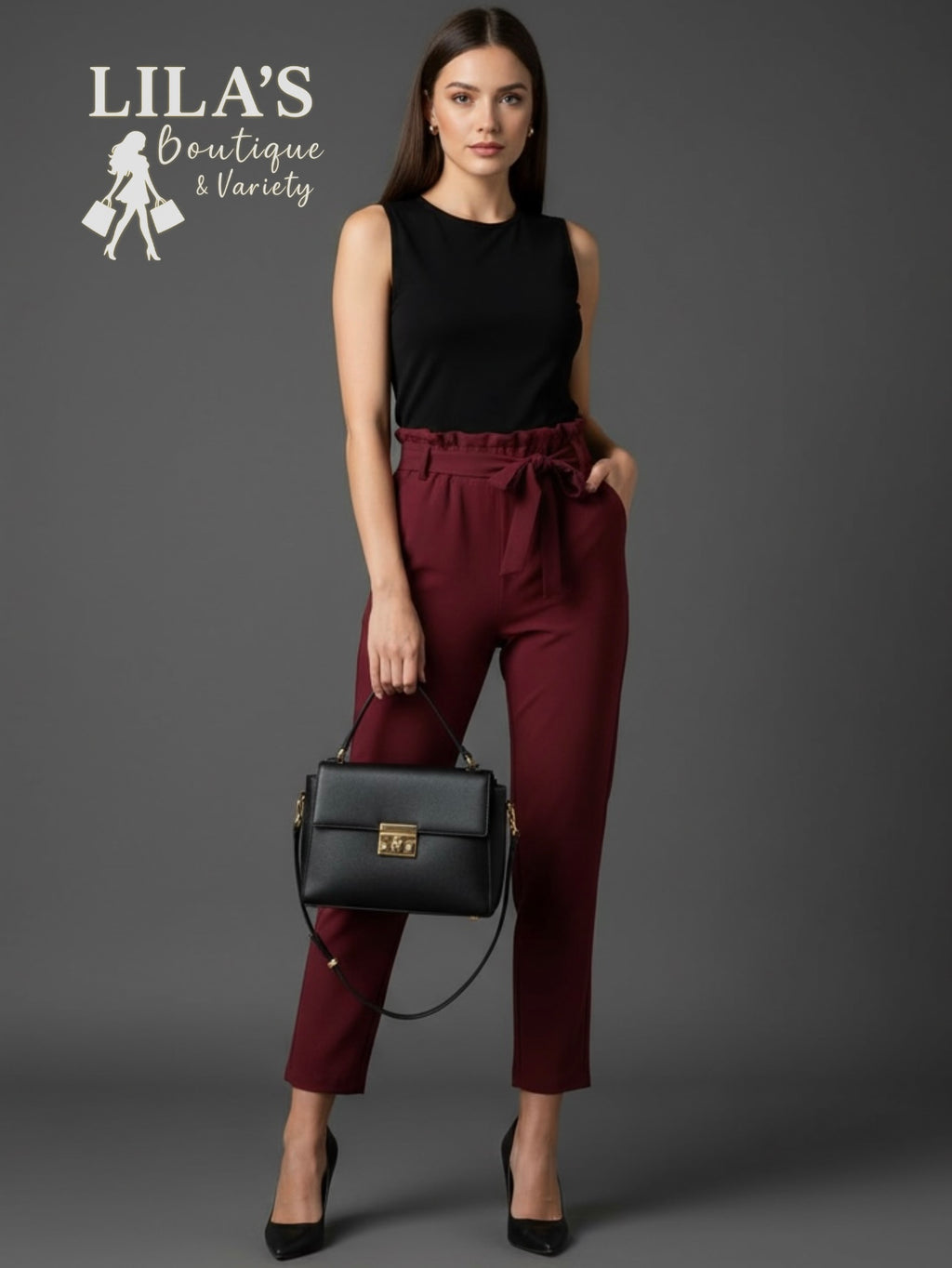 Women’s High Waisted Dress Skinny Pant