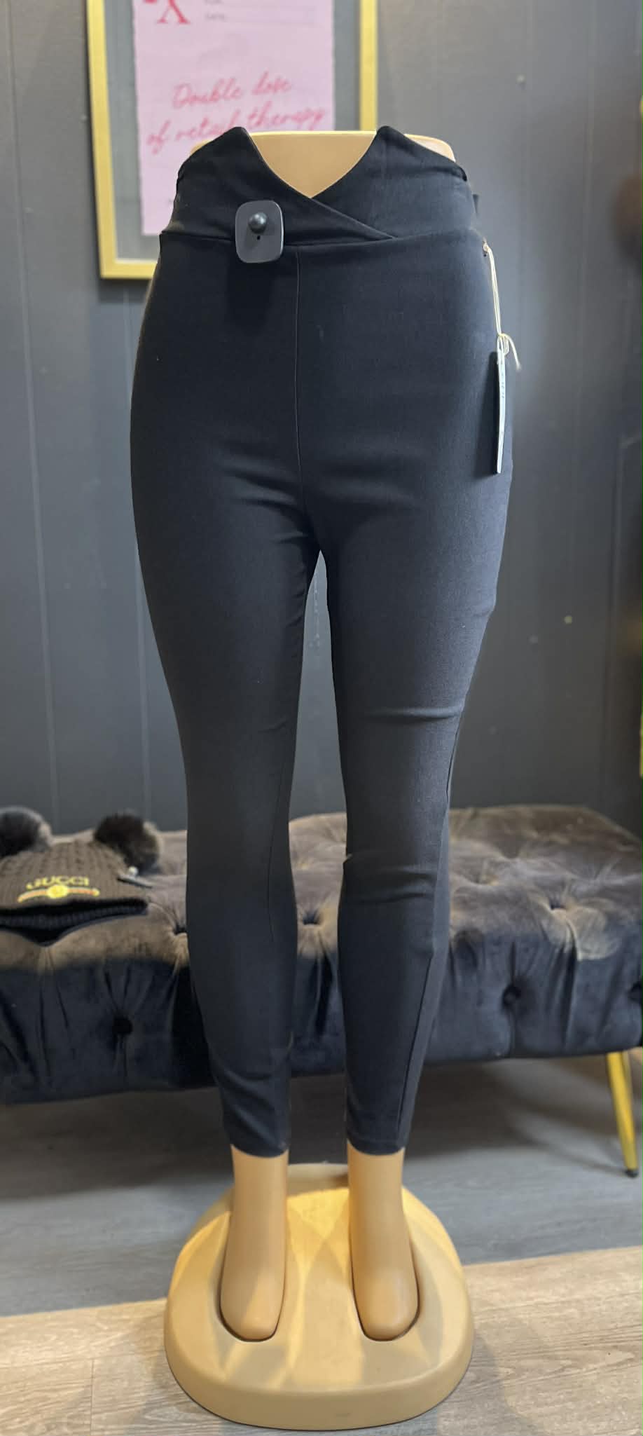 Women’s Skinny Stretch Dress Pant W/Belt