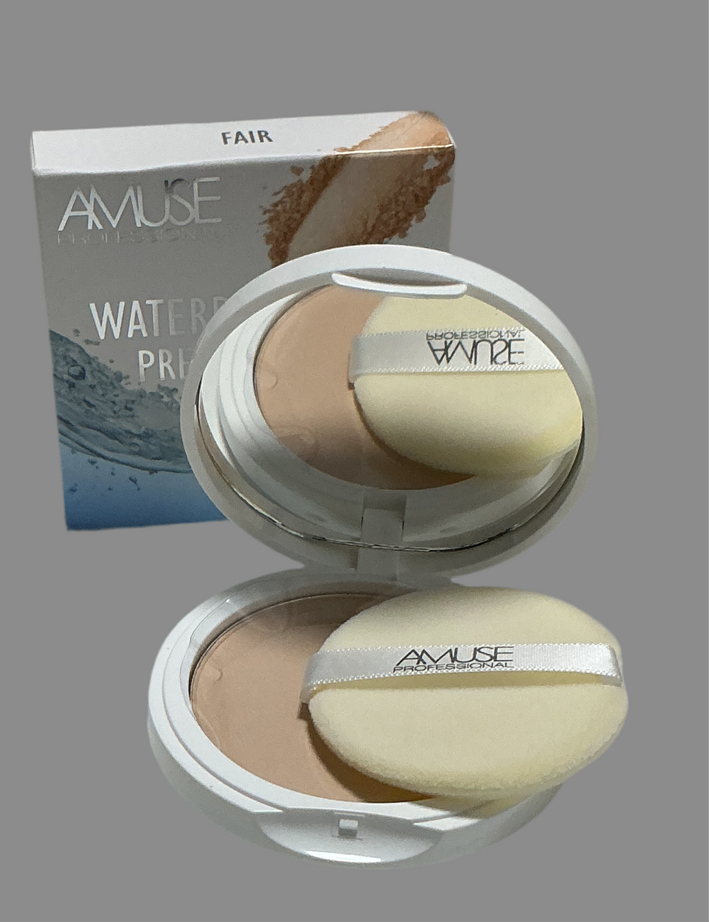 Waterproof Pressed Powder-AMUSE Professional-SHADE Fair