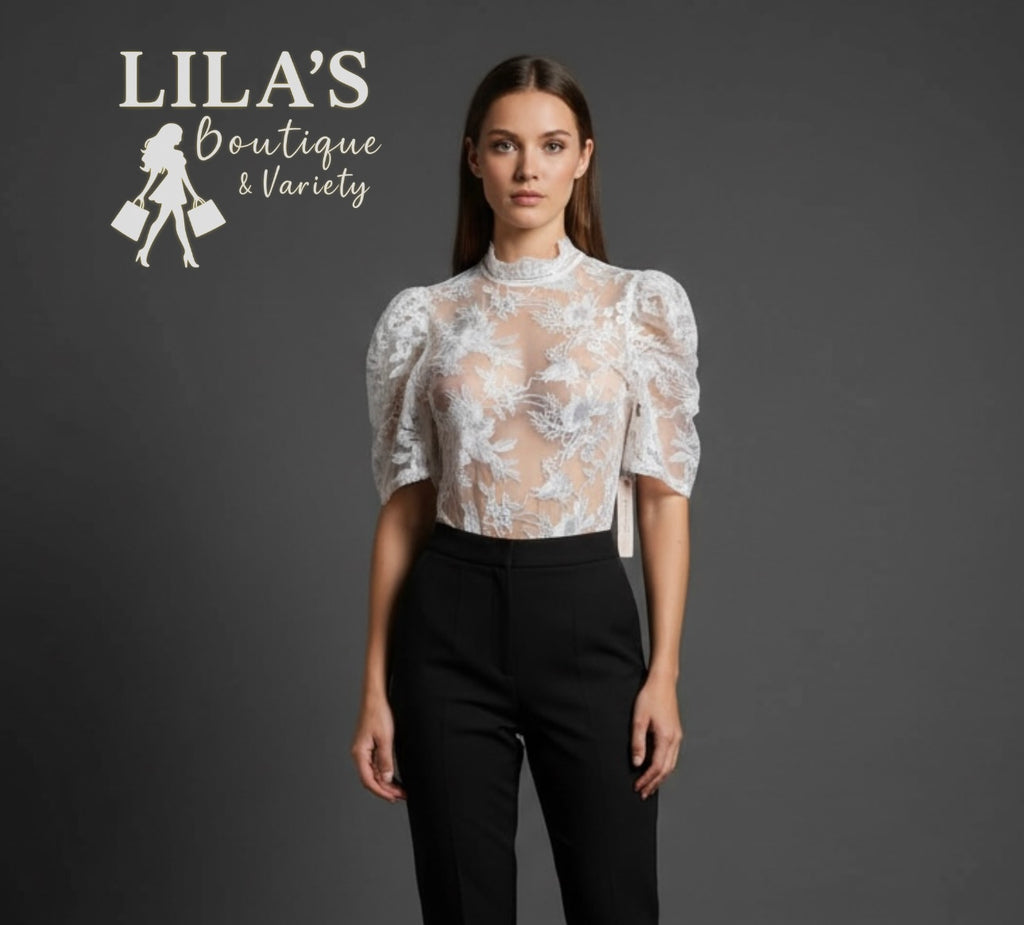 Women’s New Mix Lace Top