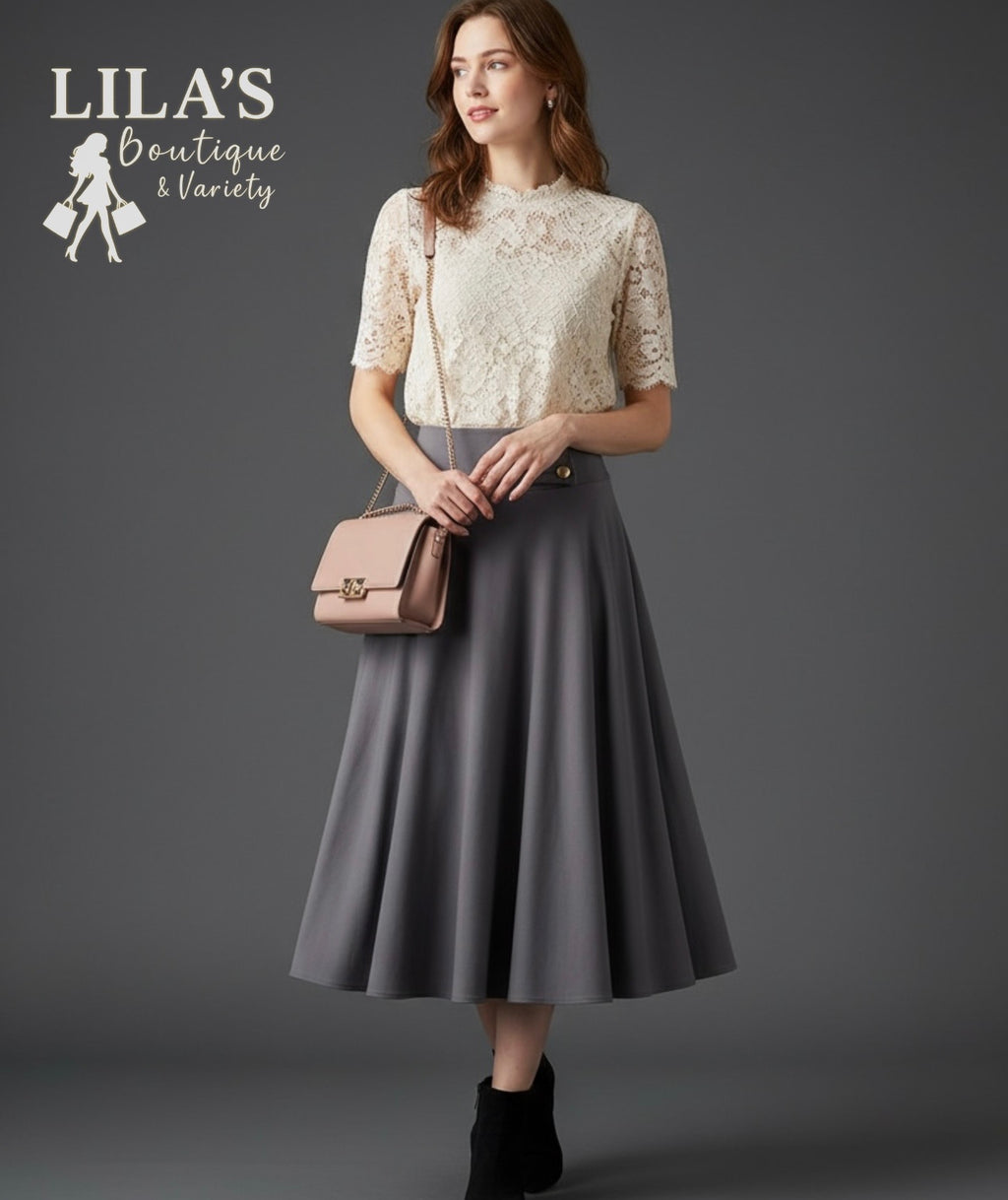 Women’s Mid Flowy Skirt