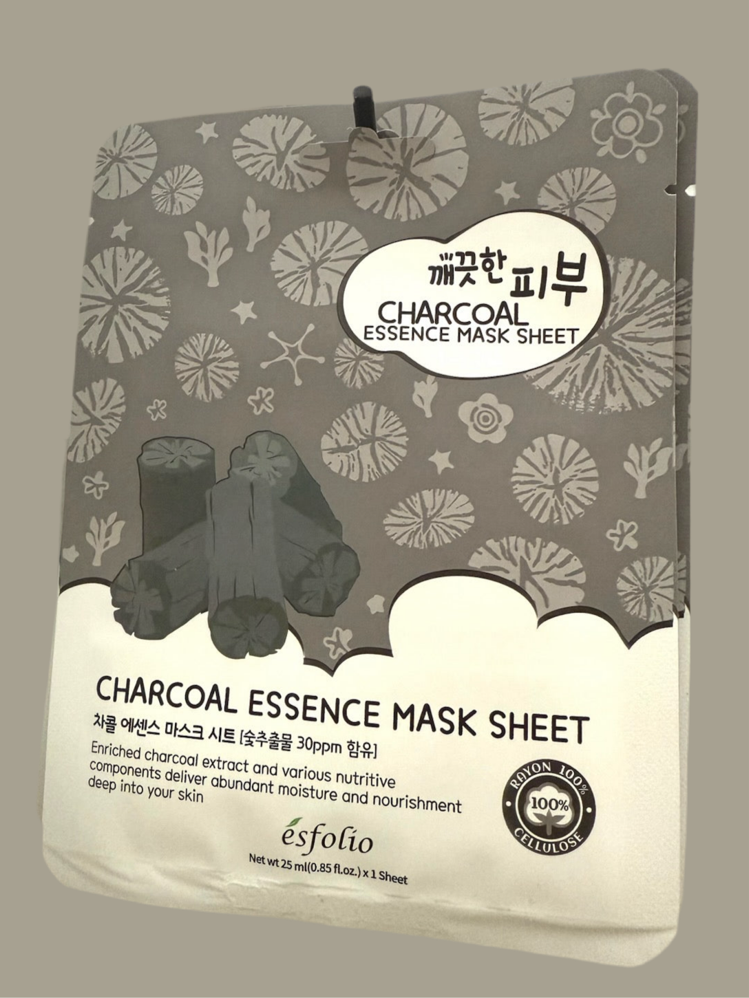 Esfolio - Charcoal Essence Mask Sheet