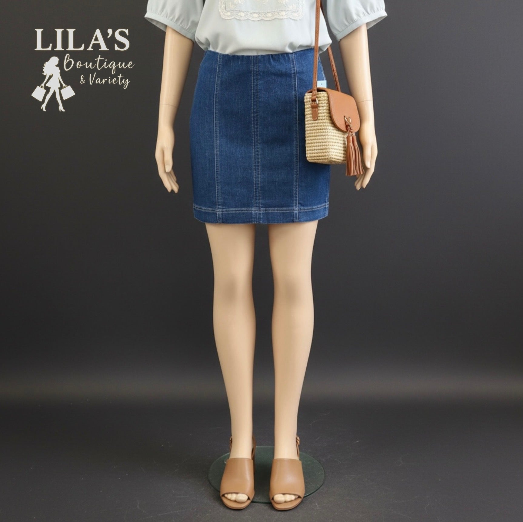 Women’s Mini Jean Skirt