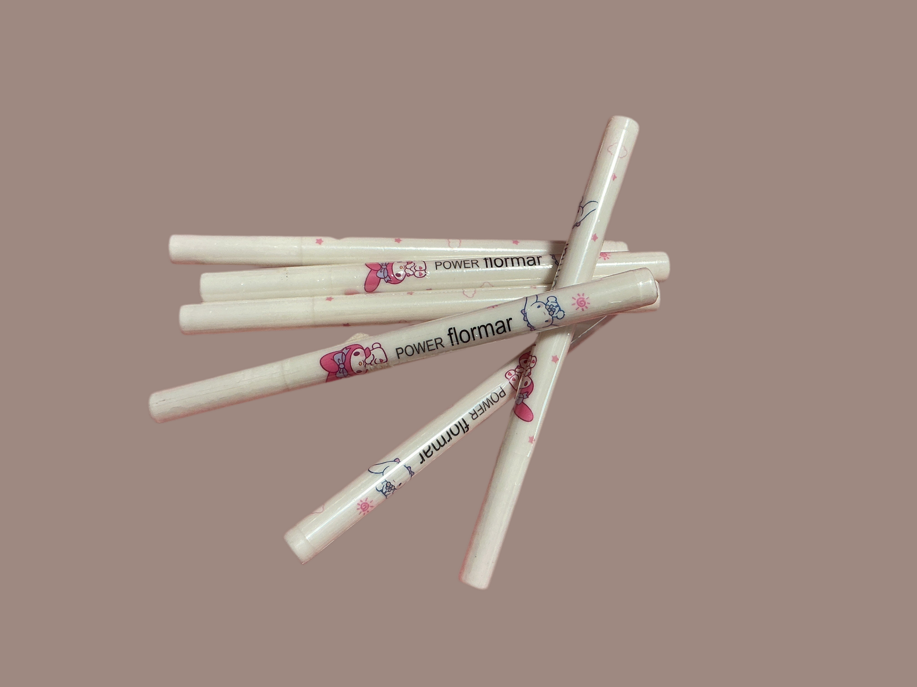 Cinnamoroll-POWER flormar White Liquid Eyeliner