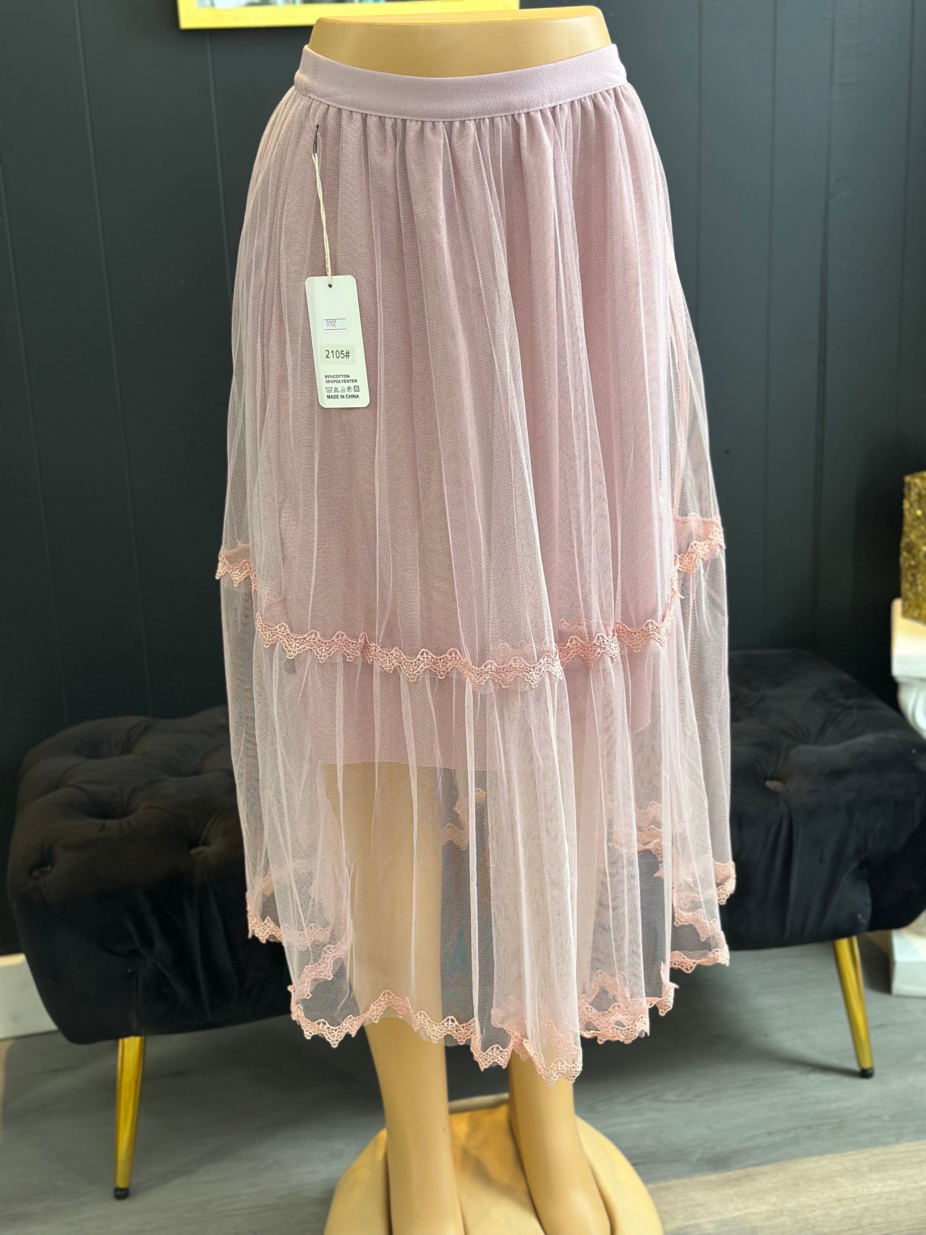 Women’s Yuna Fashion Skirt- One Size Stretch.