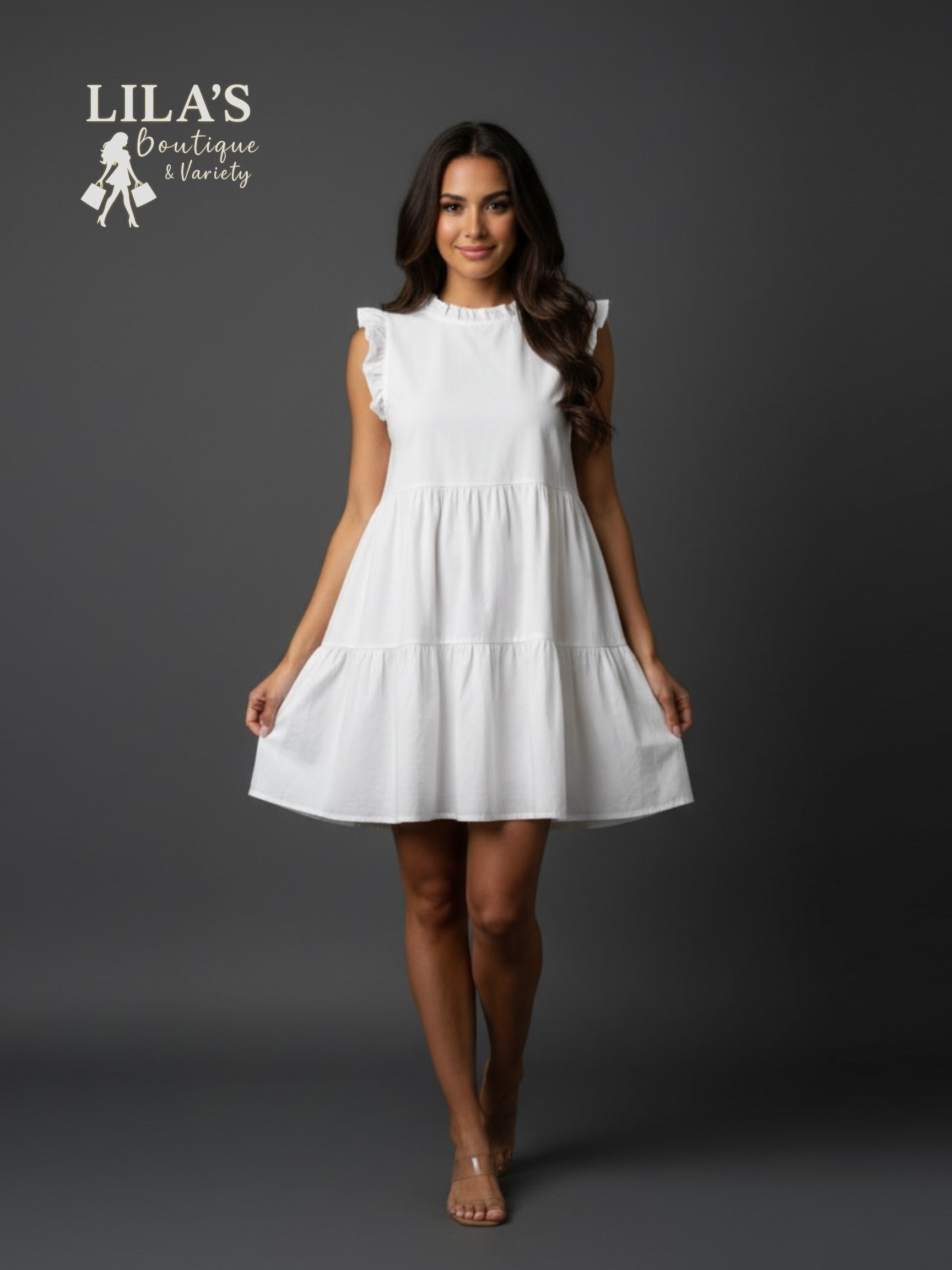 Copper Key-White Dress