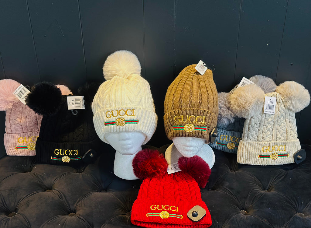 Winter Hats-Fleece, Double Pom, Single Pom