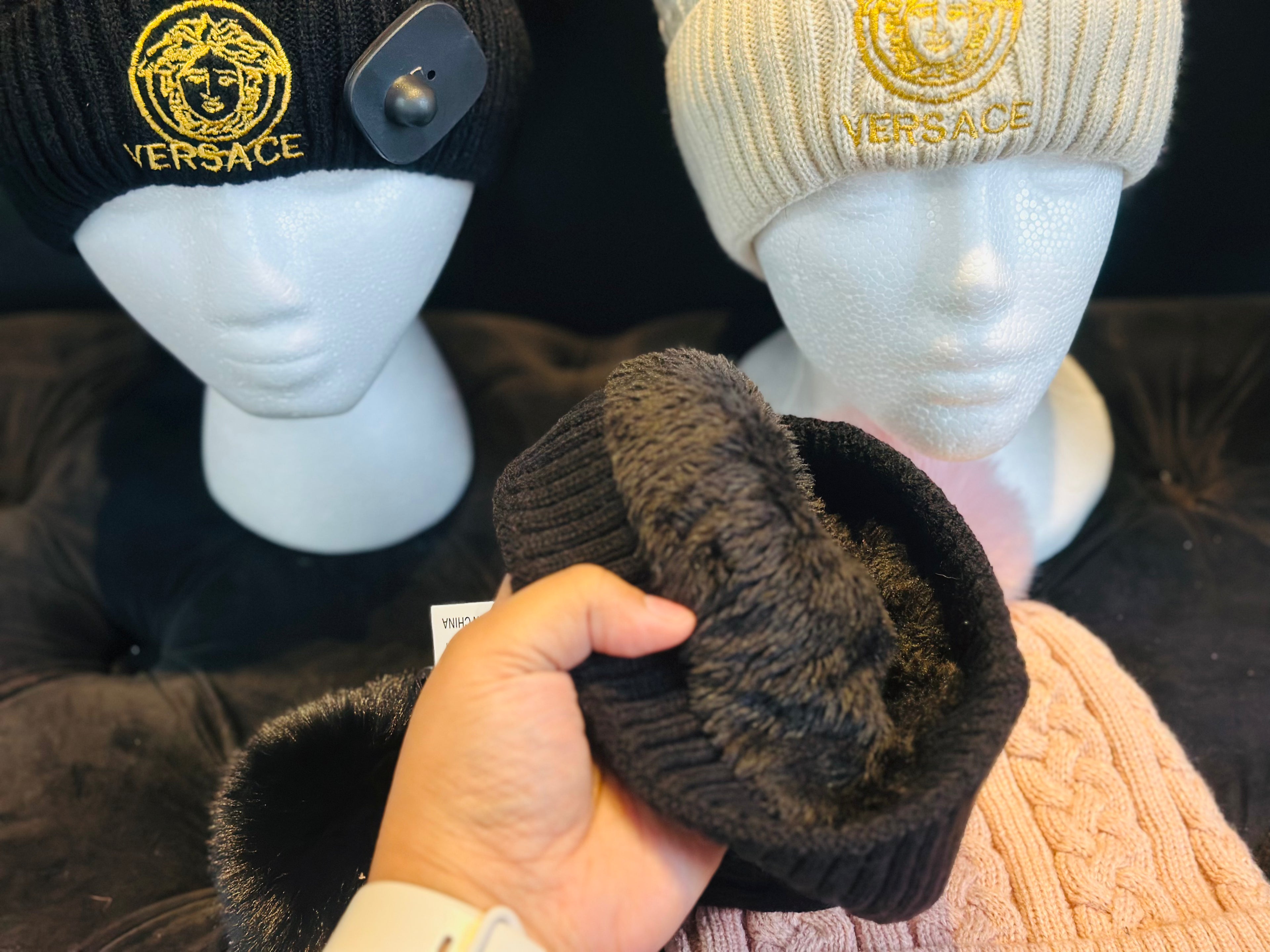 Winter Hats-Fleece, Double Pom, Single Pom
