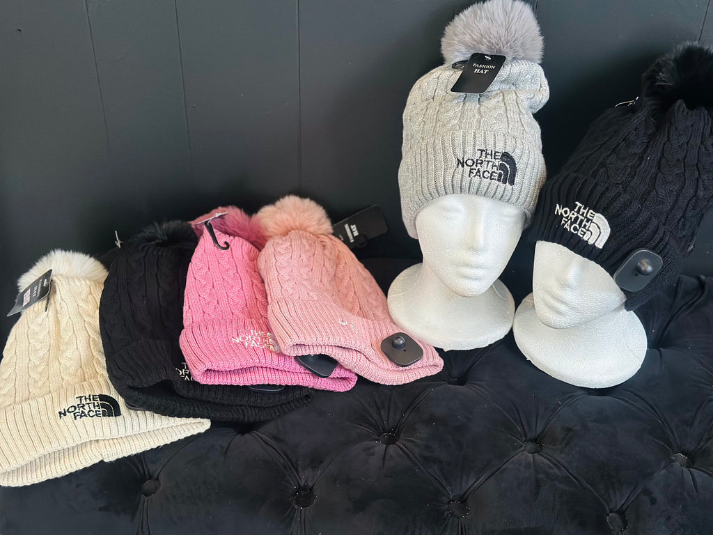 Winter Hats-Fleece, Double Pom, Single Pom