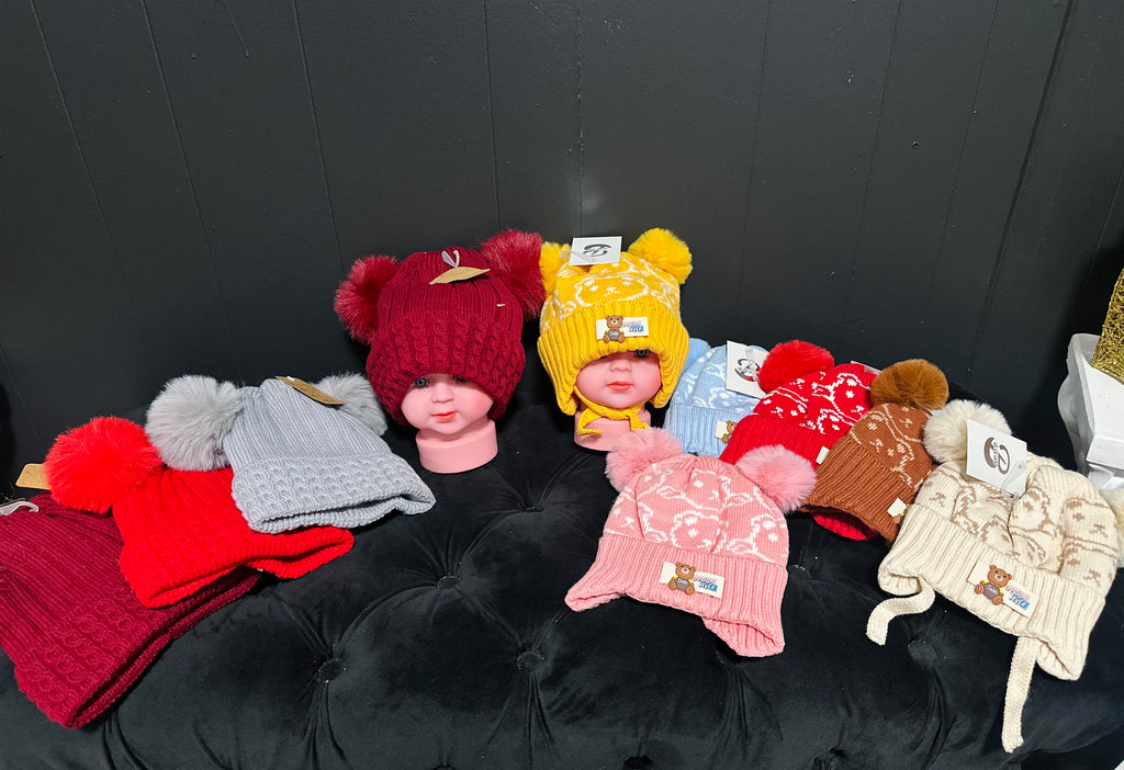 Children’s Winter Hats-Fleece Interior