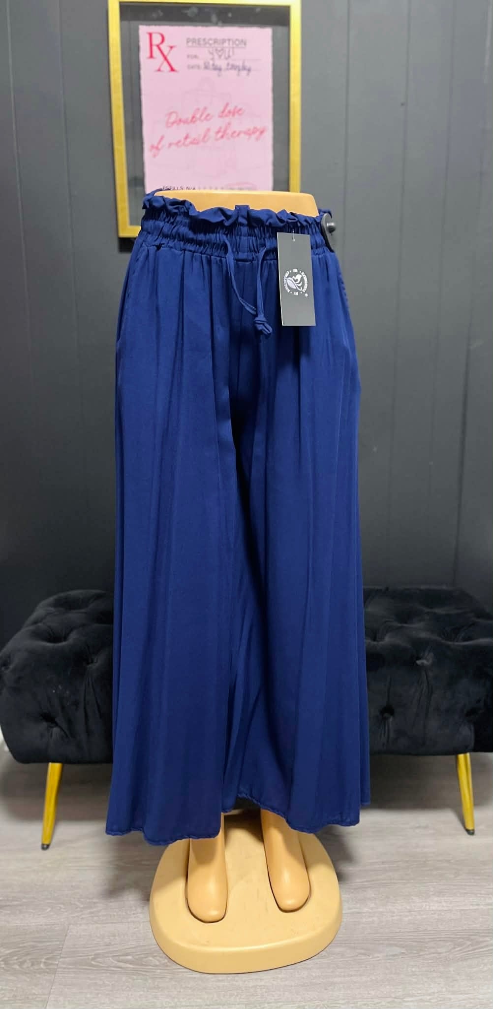 Women’s Flowy Wide Leg Trouser-Stretch