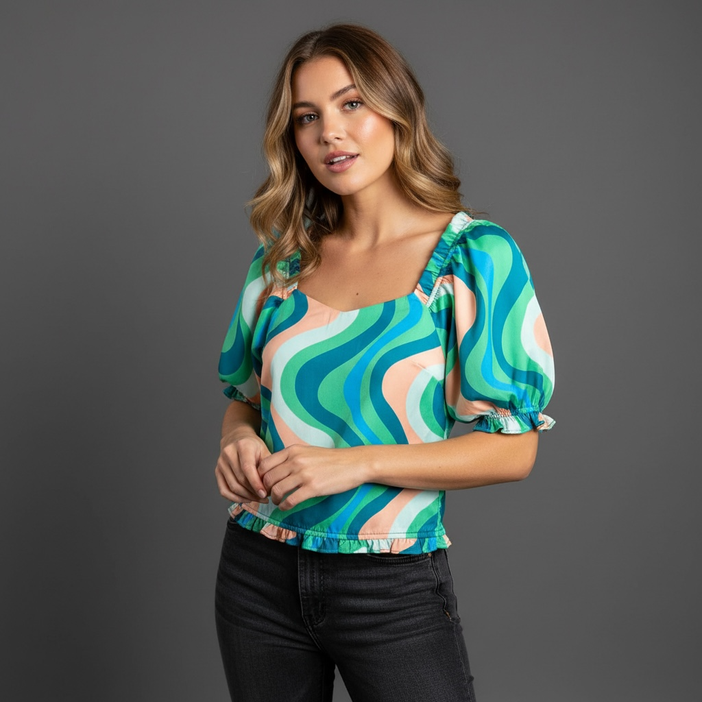 FANN- Wonems Style Pattern Top