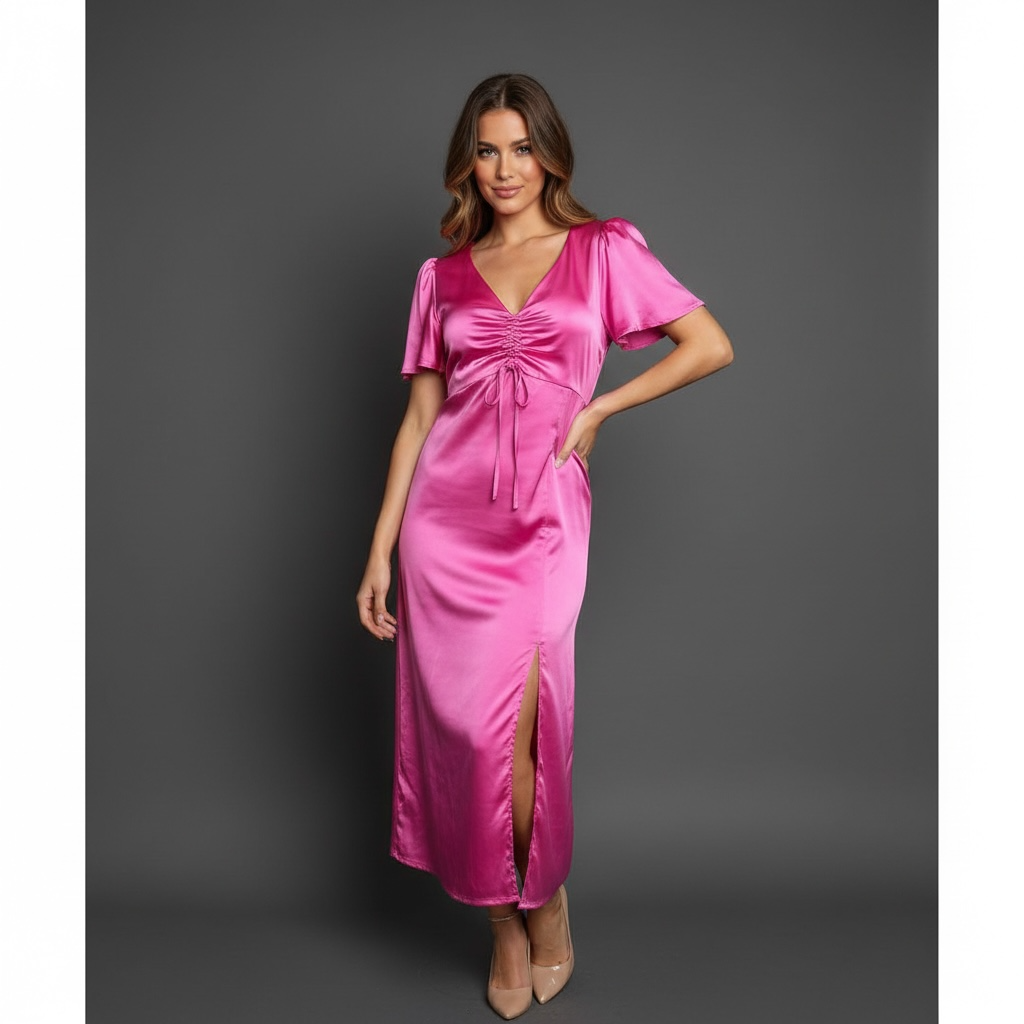 GB-Womens Silk Dress