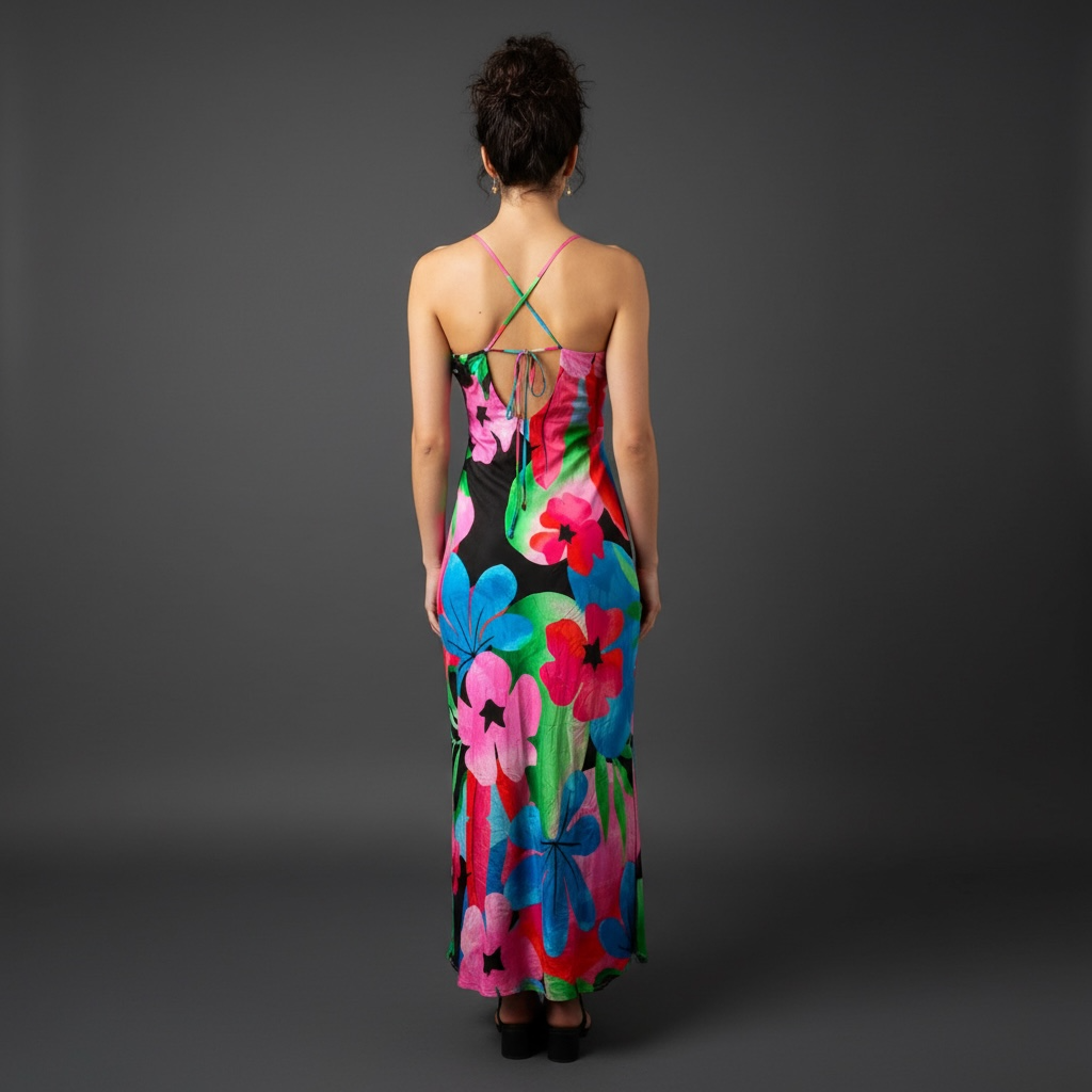 GB Floral Mid Dress
