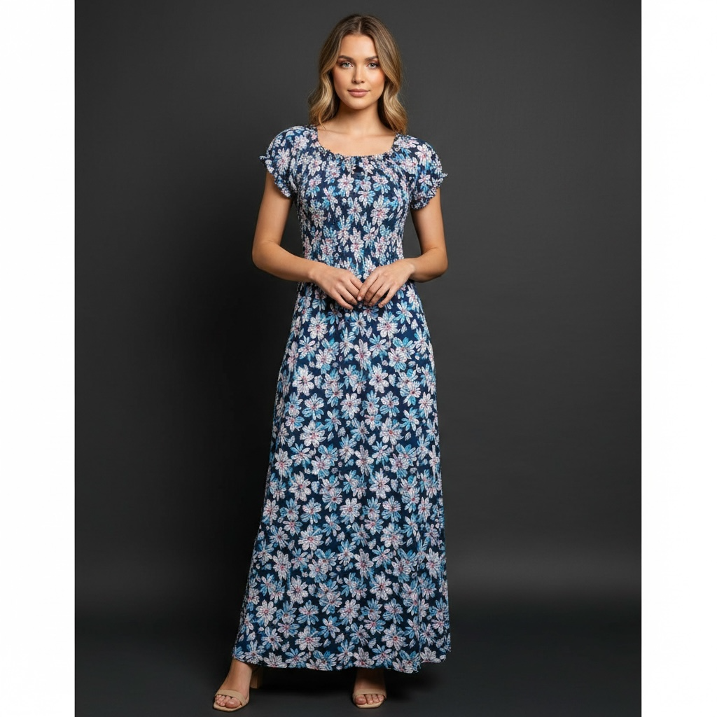 Yuna Fashion-Stretch Maxi Dress