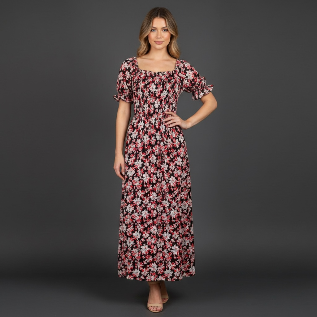 Yuna Fashion-Stretch Maxi Dress