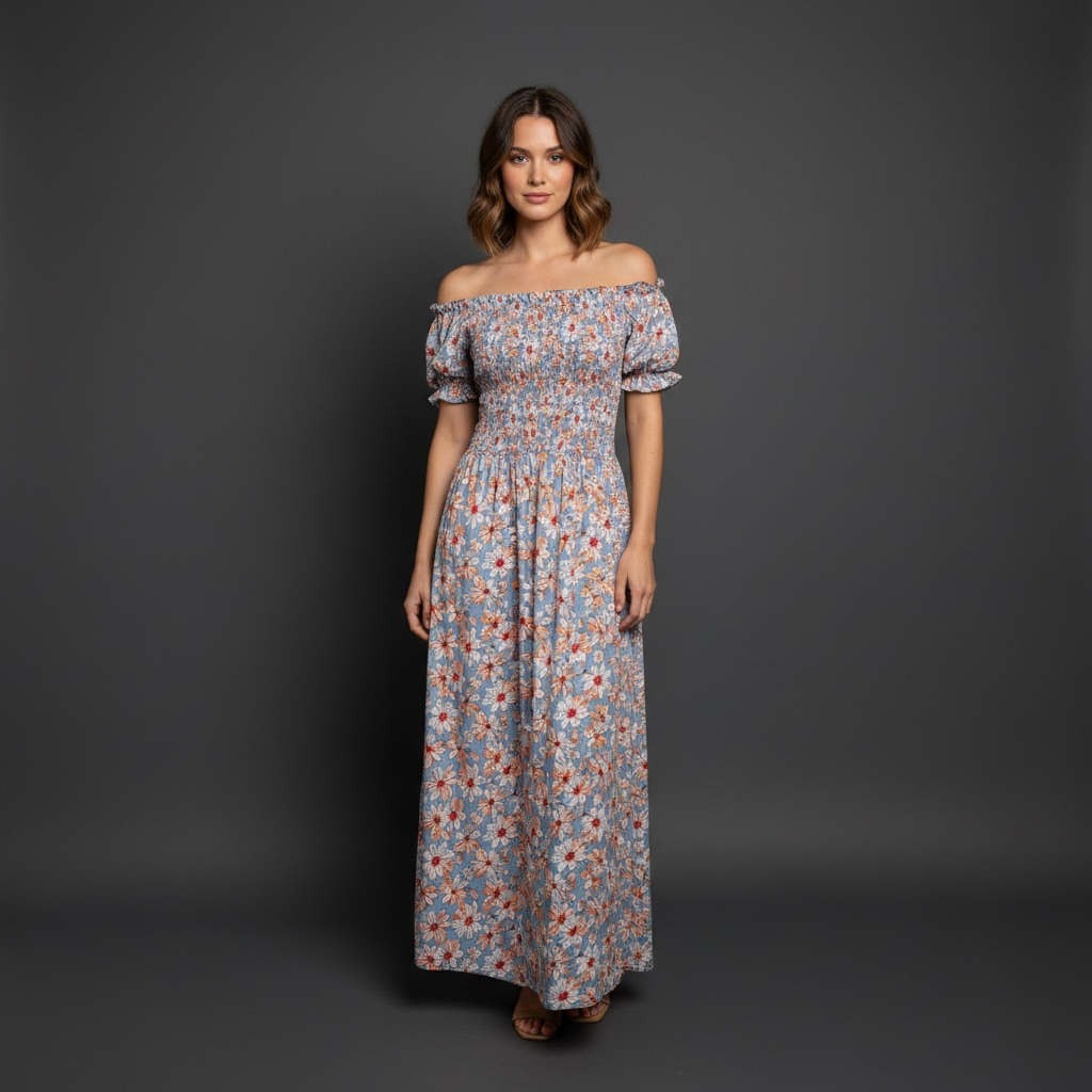 Yuna Fashion-Stretch Maxi Dress
