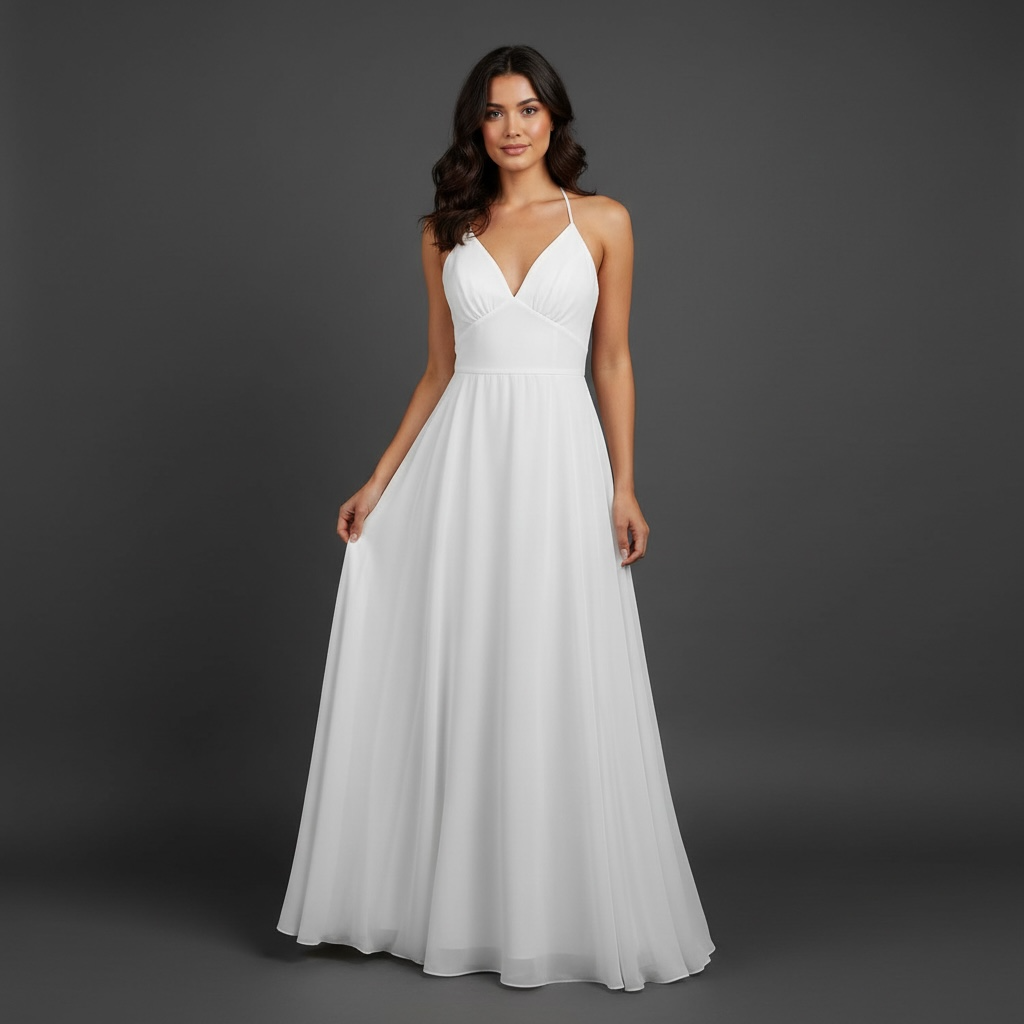 Women's Long Slit Dress