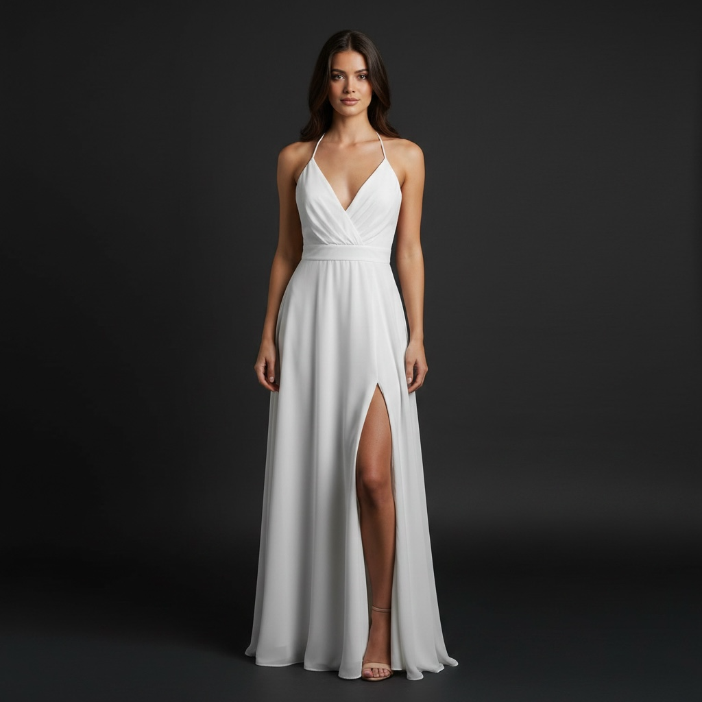Women's Long Slit Dress