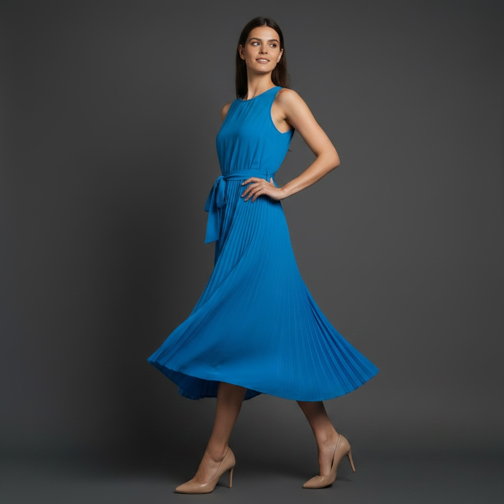 Jane & Delaney Pleaded Dress